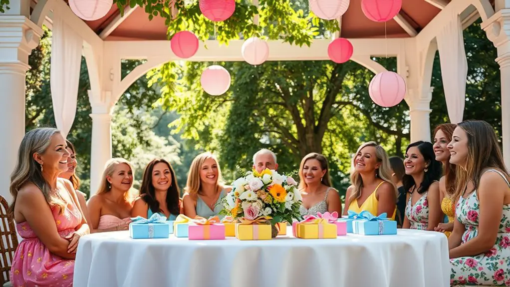 gazebo baby shower exchange