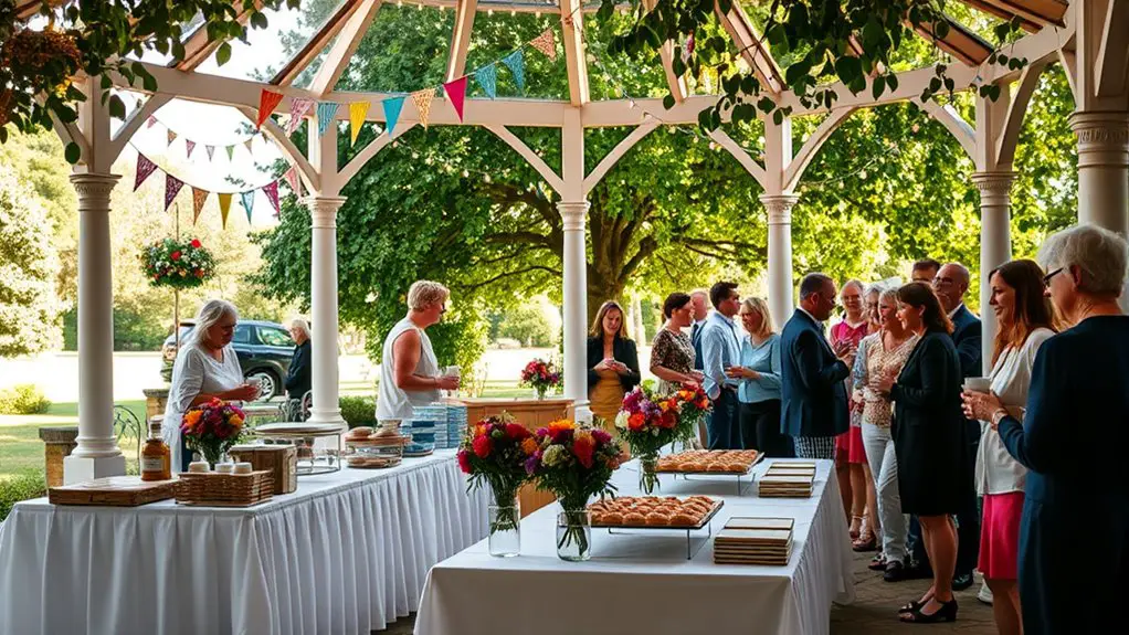 gazebo charity fundraiser planning