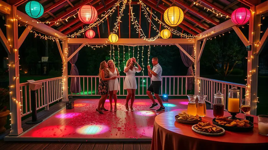 gazebo dance party planning