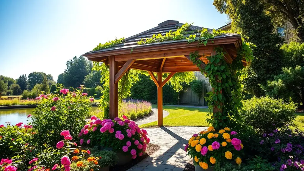 gazebo integration in landscaping