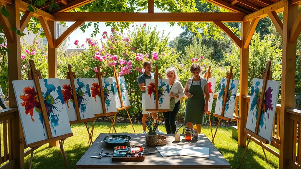 gazebo painting workshop event