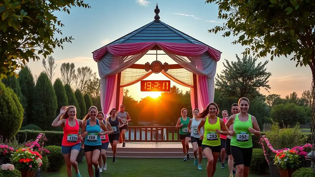 gazebo themed virtual charity run