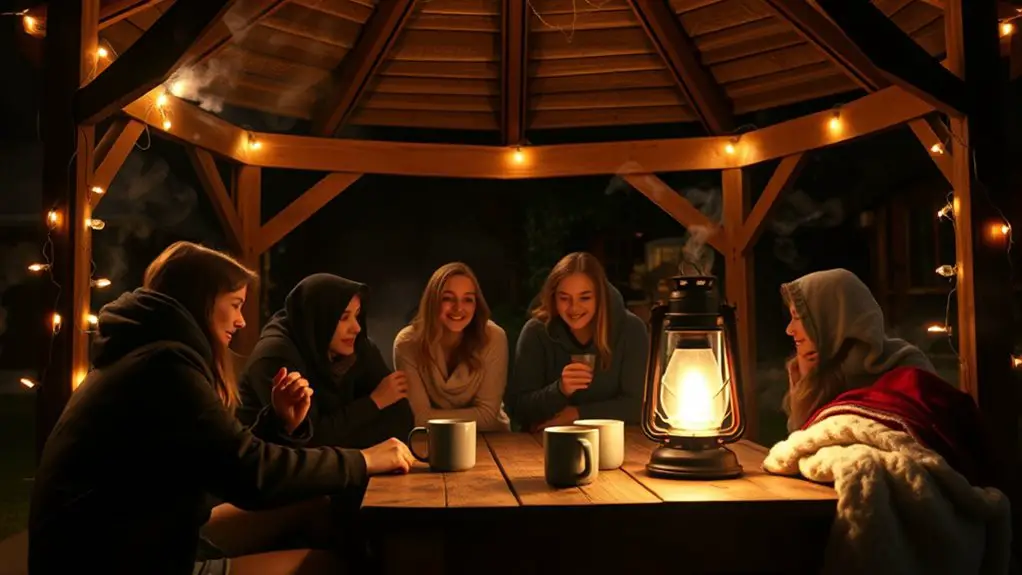 ghost stories under gazebo