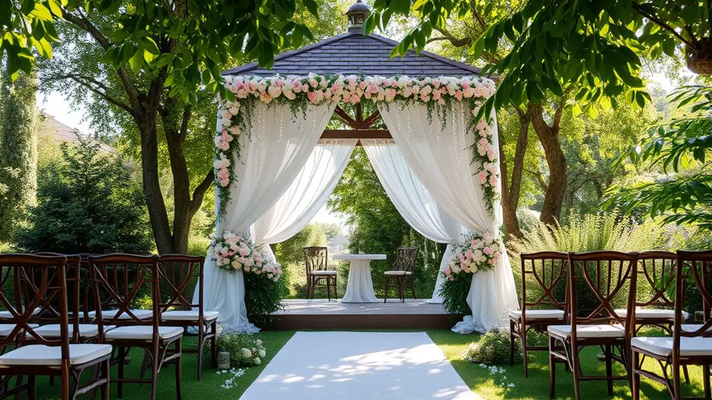 intimate gazebo wedding experience