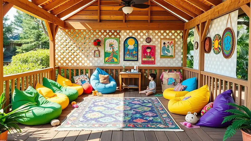 kids fun gazebo space