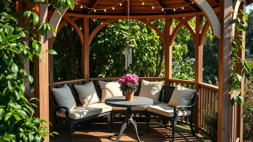 maximize small gazebo space
