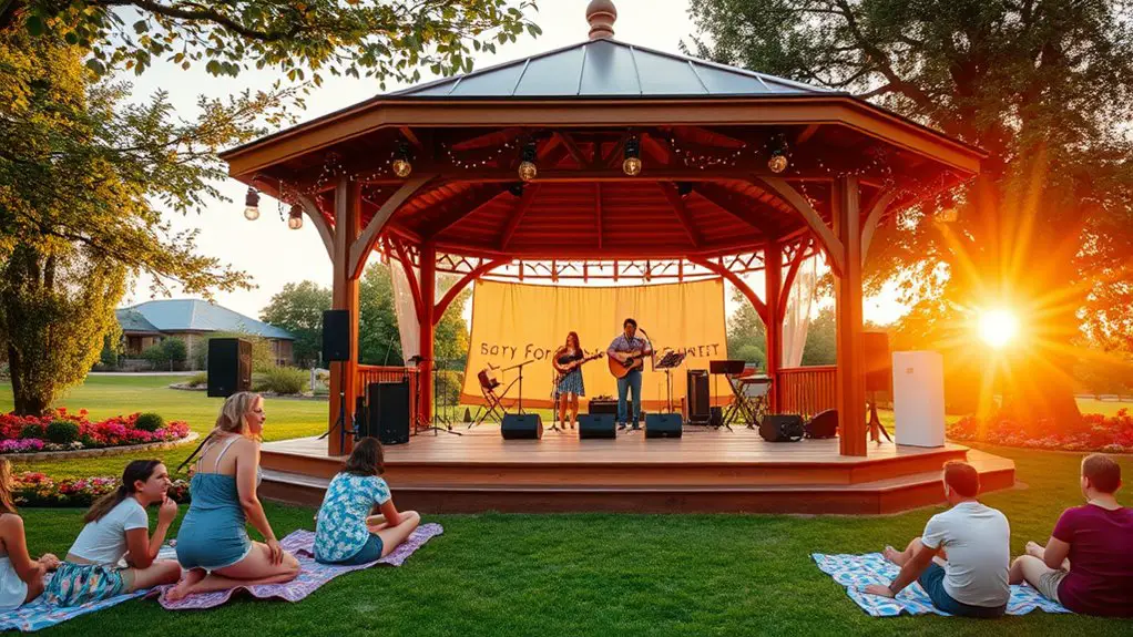 organize gazebo charity event