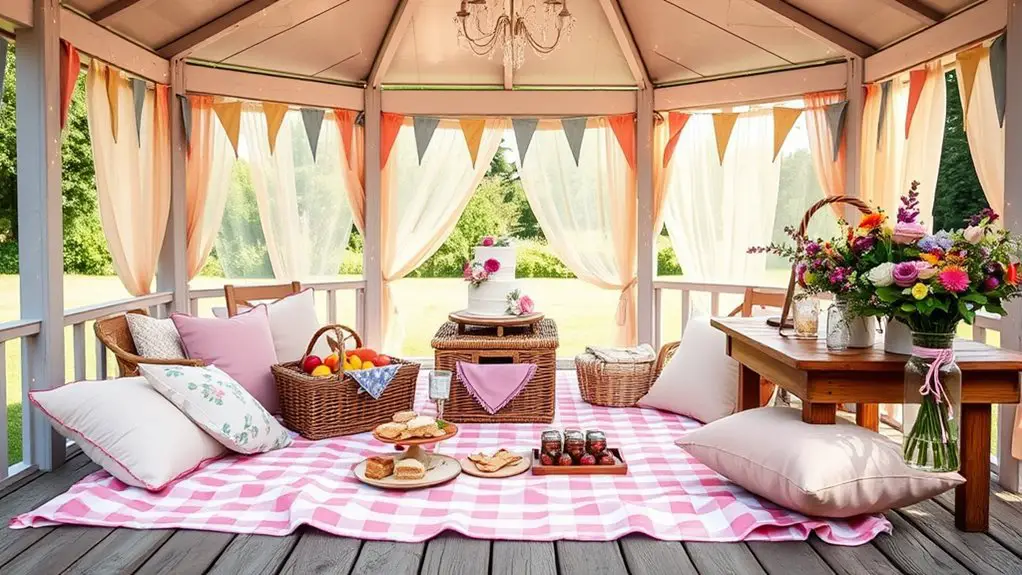 outdoor baby shower picnic