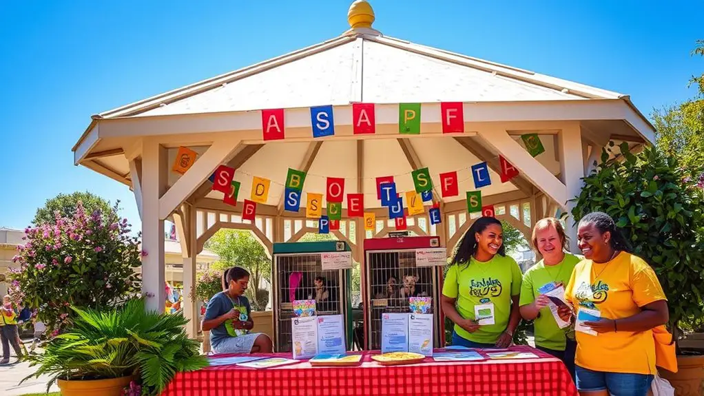 pet adoption gazebo event