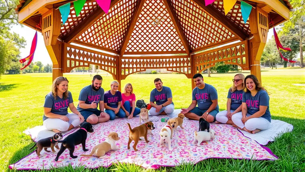 pet adoption gazebo show