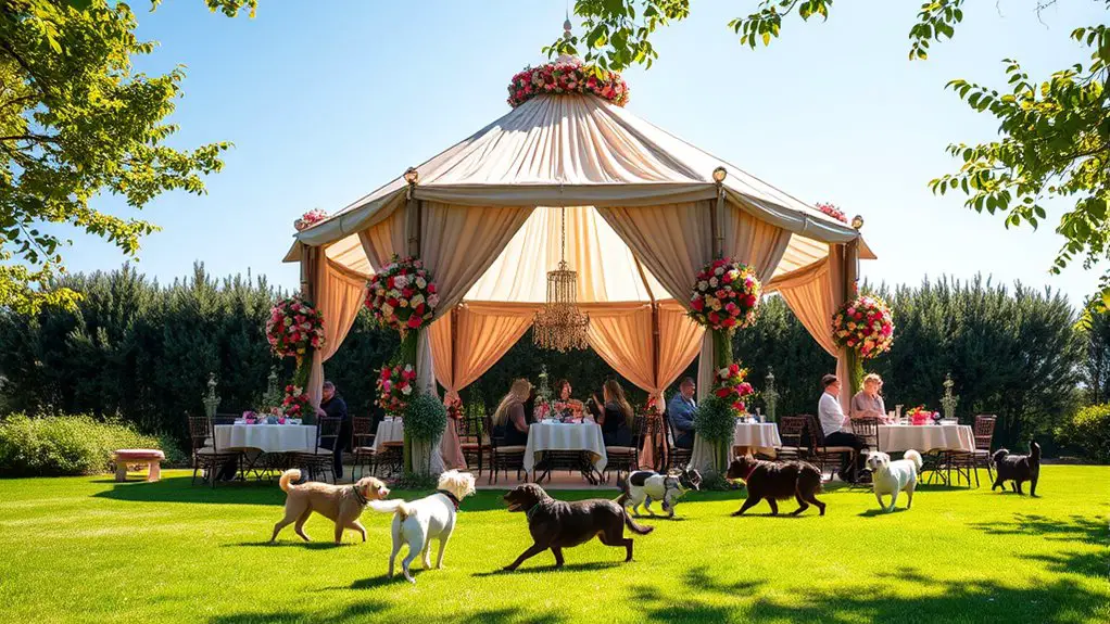 pet event gazebo designs