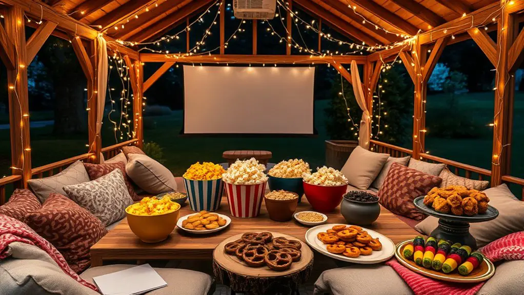 popcorn and snacks ideas