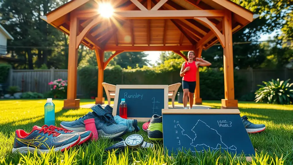 running challenge from gazebo