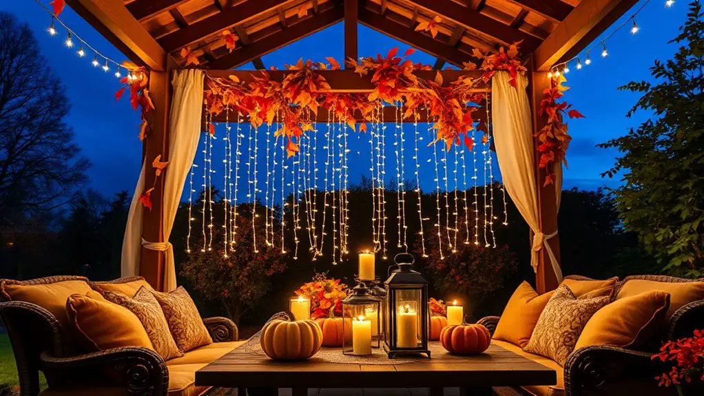 seasonal gazebo decoration ideas