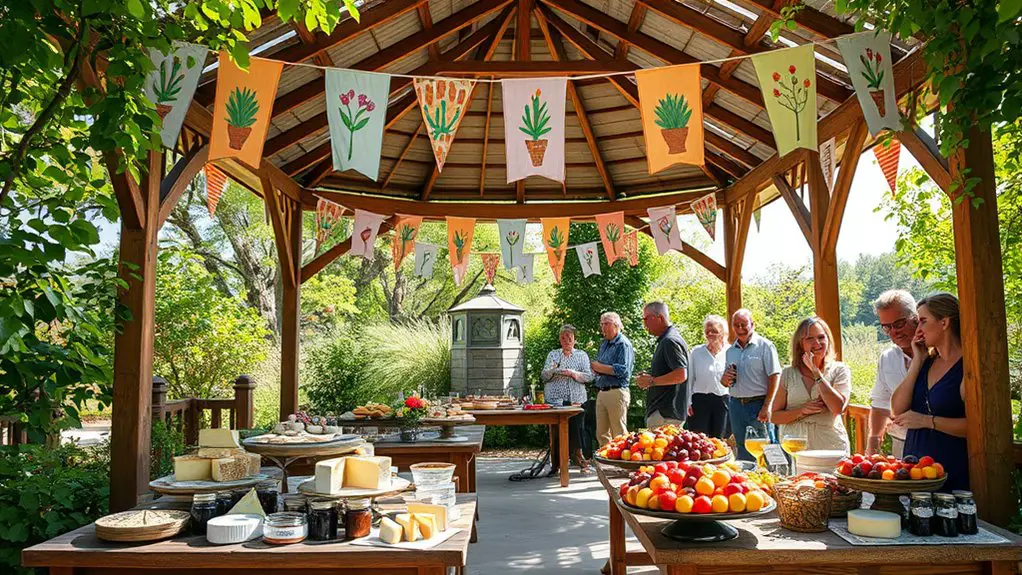 specialty food market setup