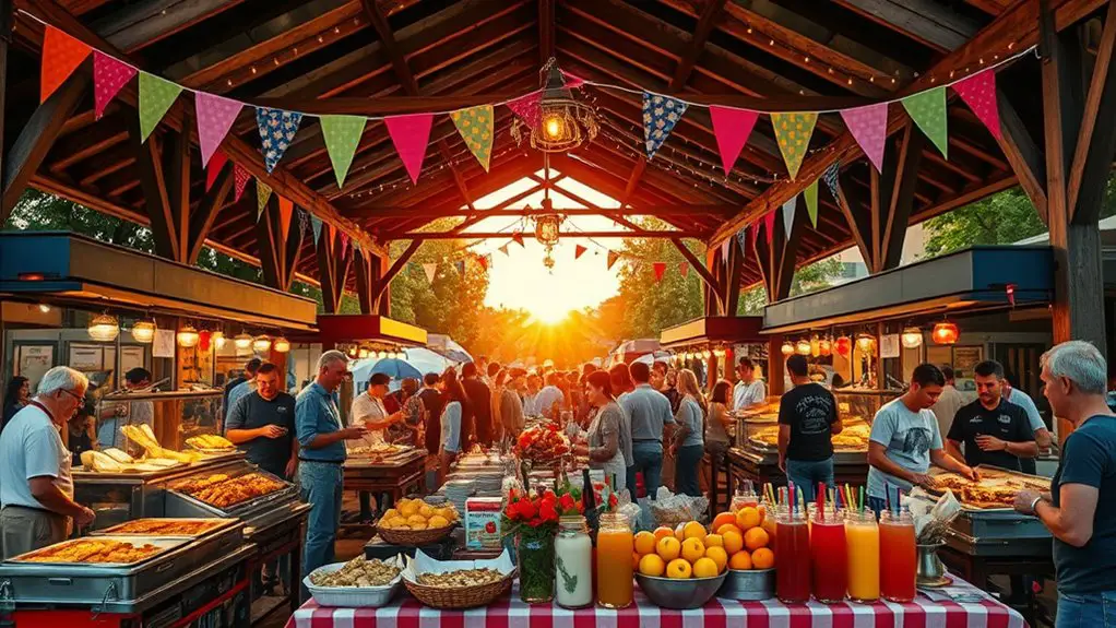 street food festival gazebo