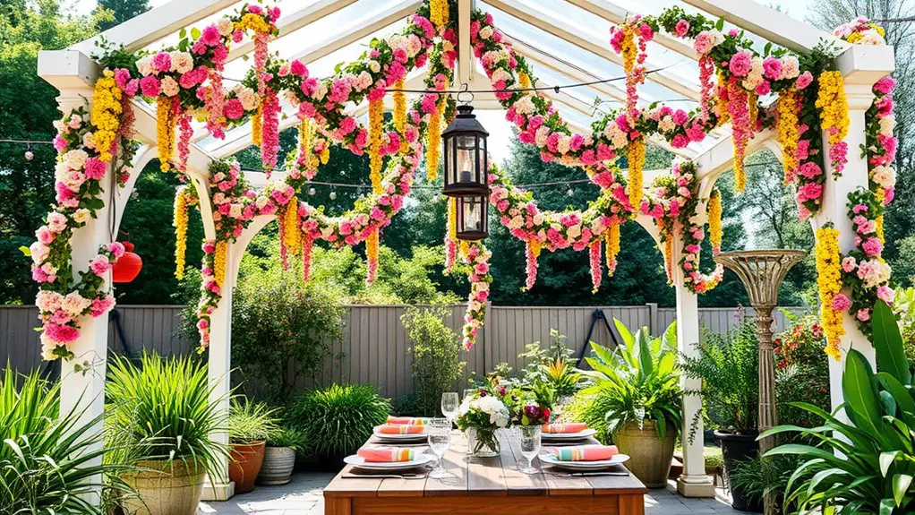 summer gazebo party decor