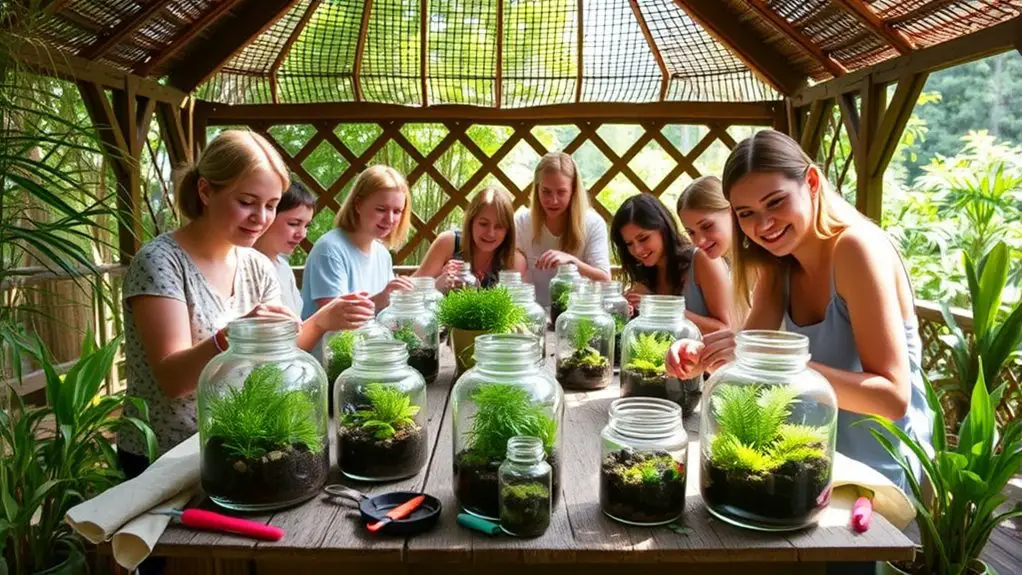 terrarium workshop in gazebo