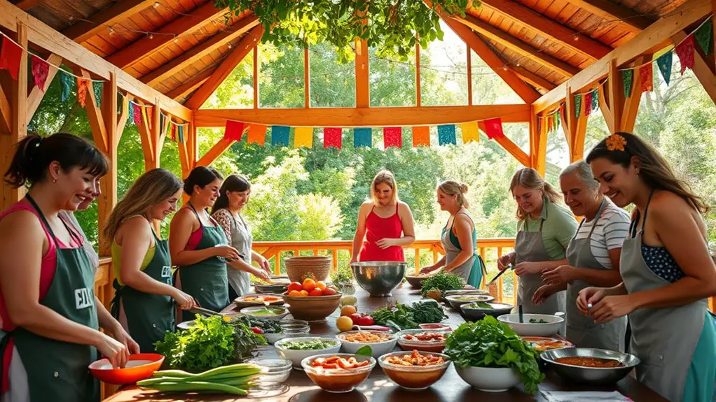 vegetarian cook off gazebo tips