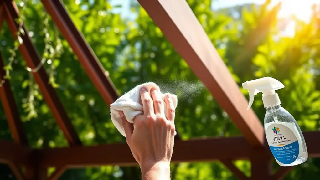 vinyl gazebo maintenance tips