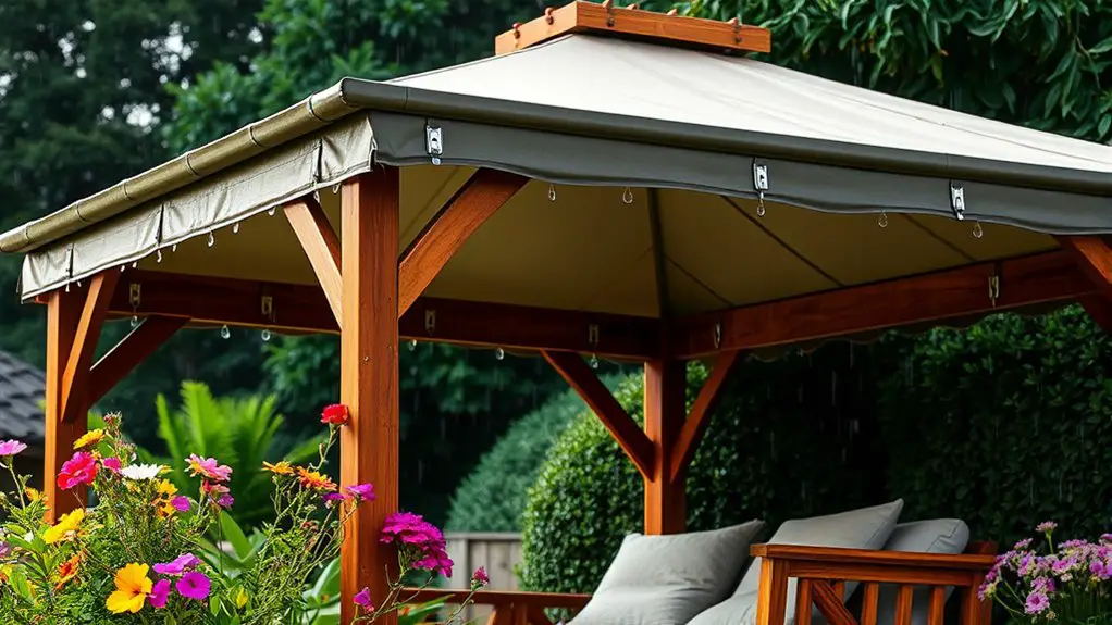 waterproof gazebo for seasons