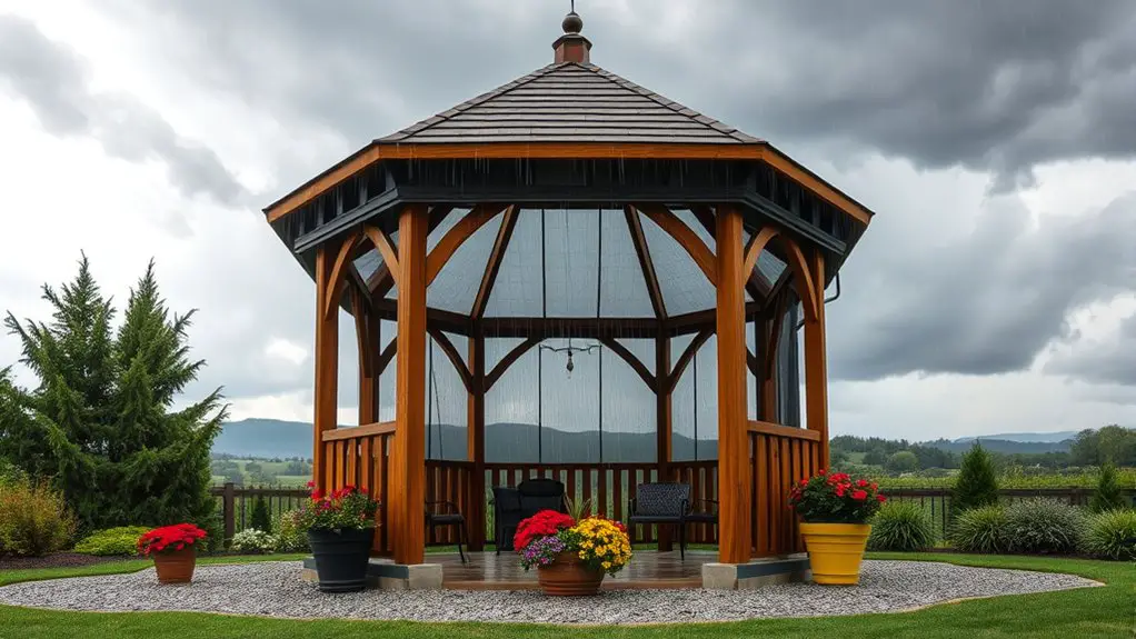 weatherproof your gazebo properly