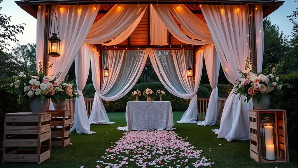 wedding gazebo decoration ideas
