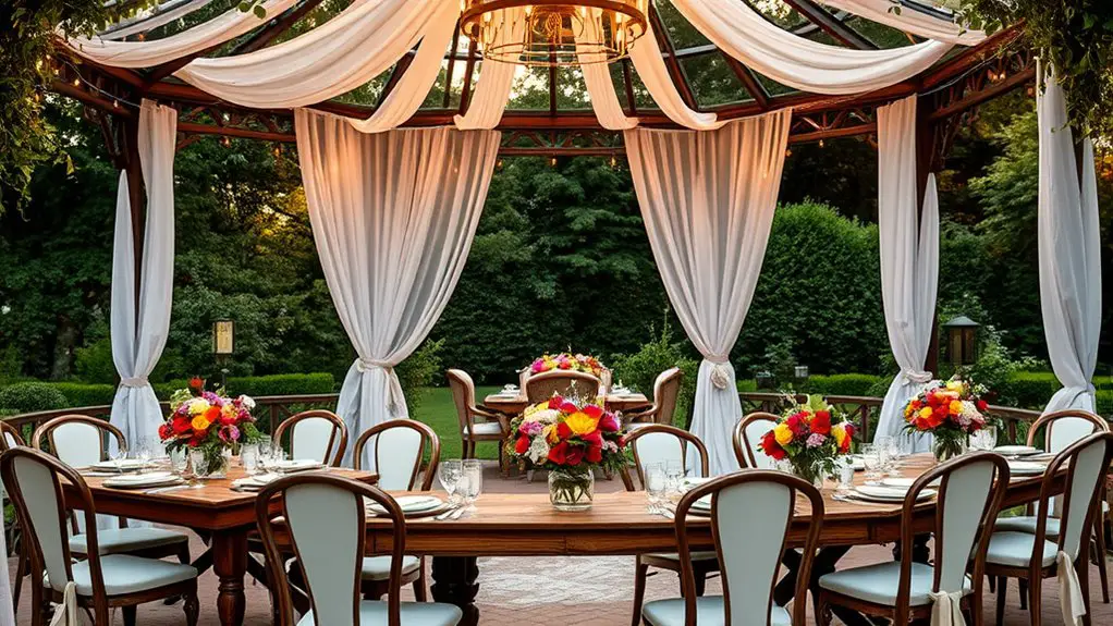 wedding gazebo hosting ideas