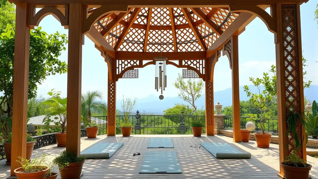 yoga and meditation gazebos