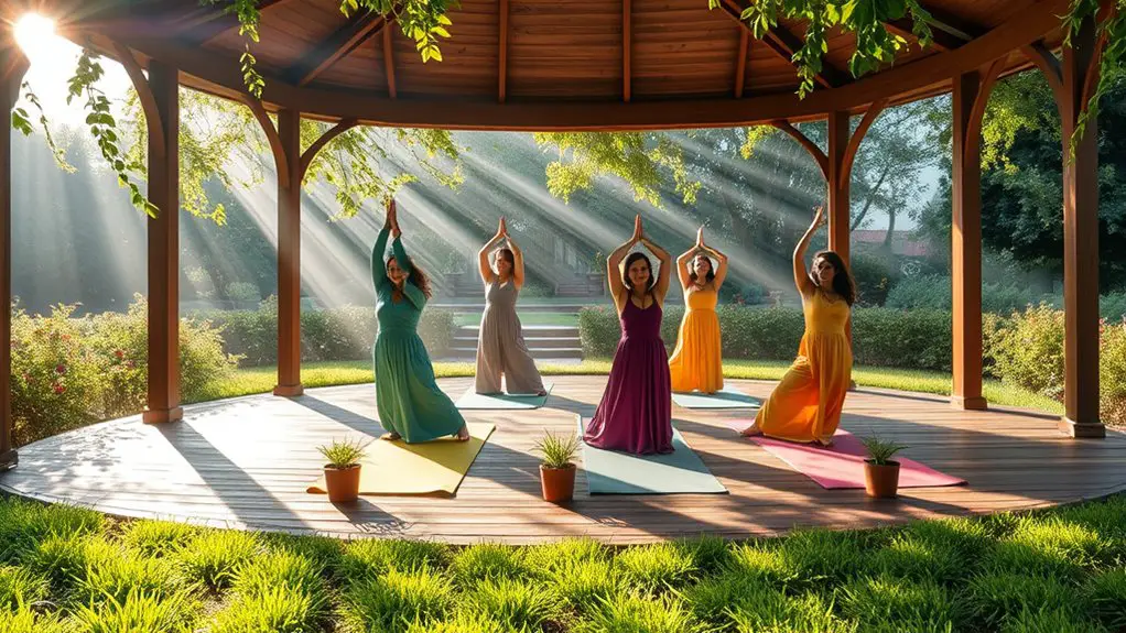 yoga workshop in gazebo