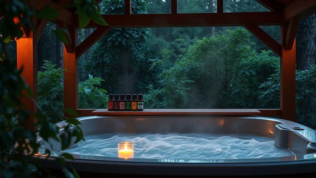 aromatherapy in hot tub