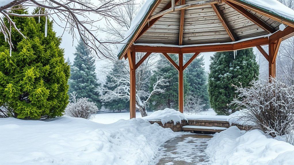 avoid winter gazebo errors