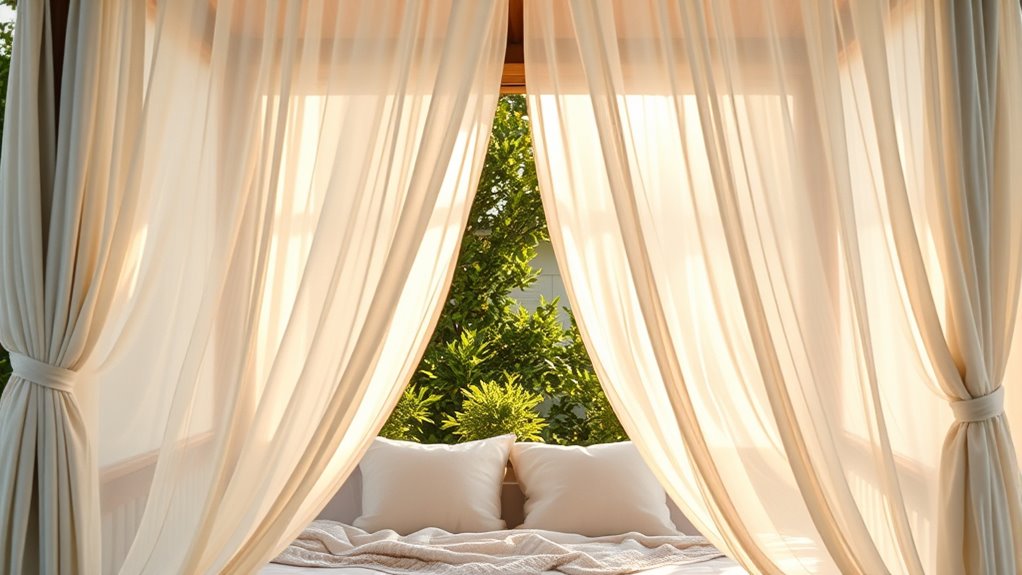 bedroom privacy gazebo curtains