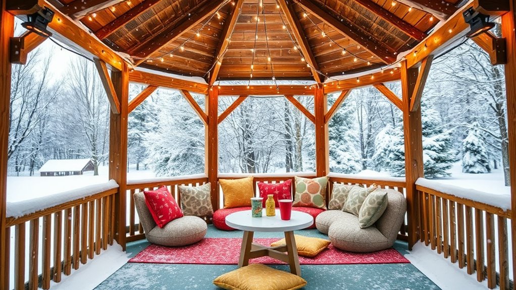 childproofing a winter gazebo