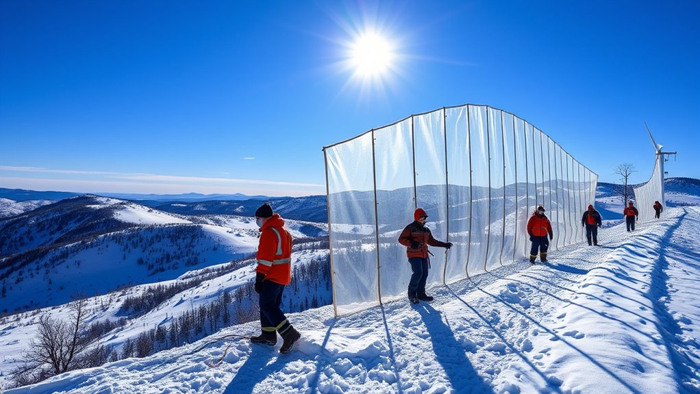 cold climate wind barriers