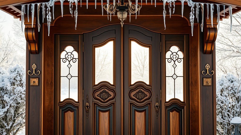 cold proof gazebo entry door