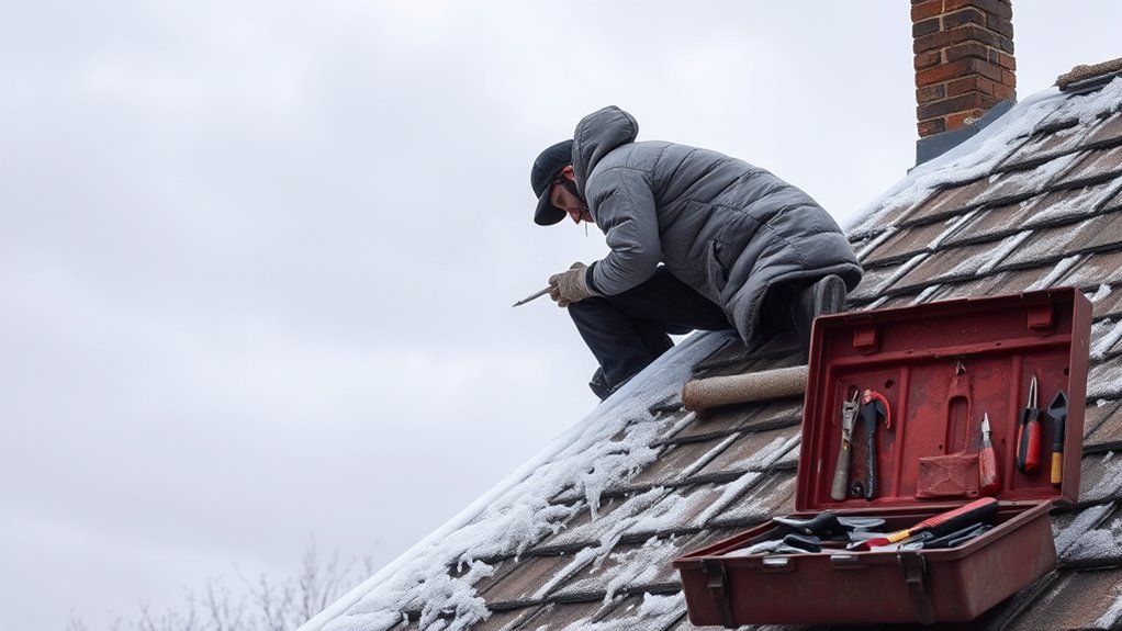cold weather roof repairs