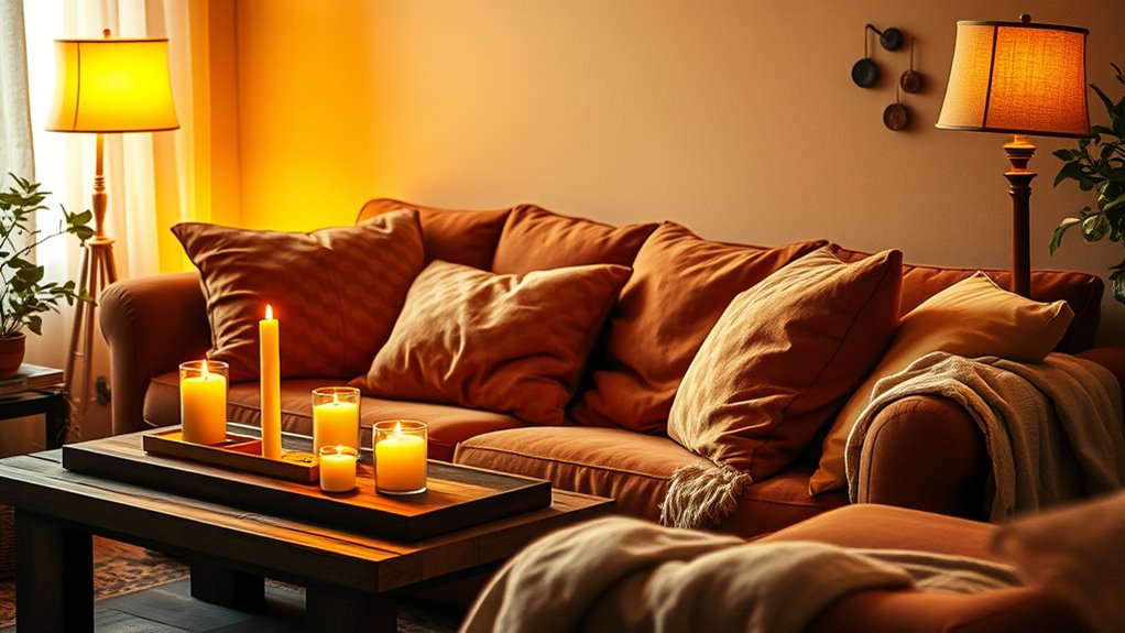 cozy ambient lighting atmosphere