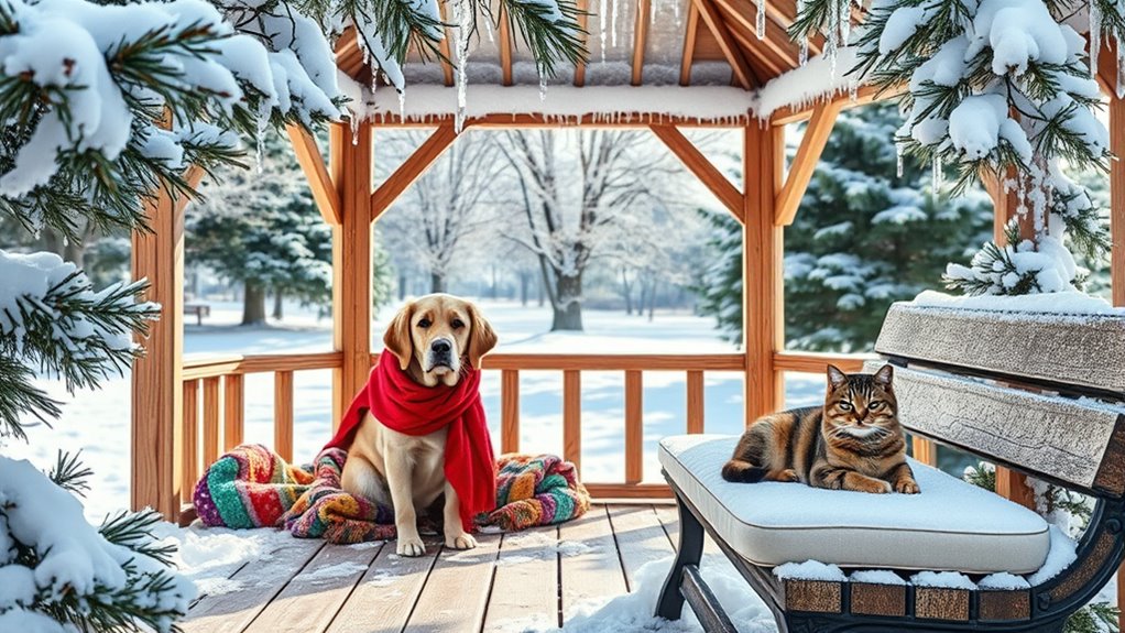 cozy outdoor shelter for pets