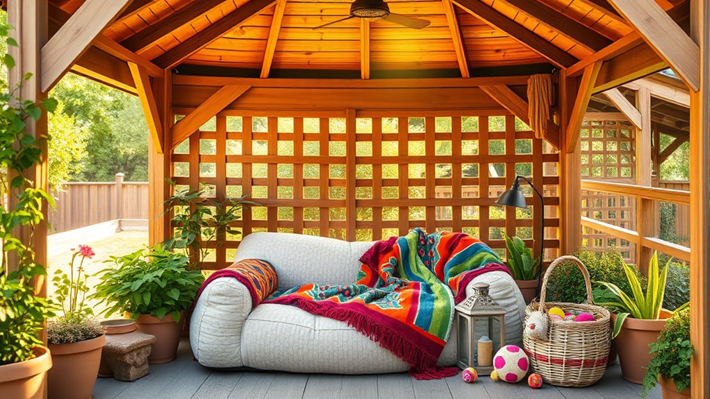 cozy pet space gazebo