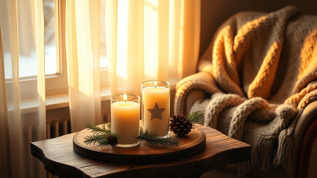 cozy winter candle scents