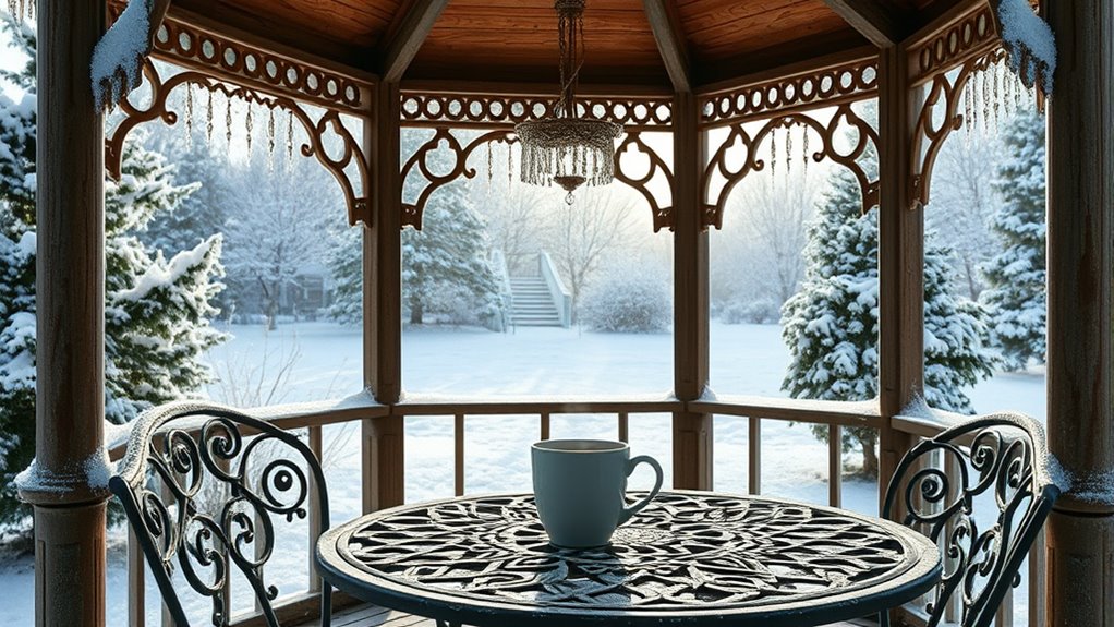 cozy winter coffee retreat