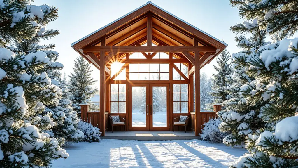 cozy winter gazebo designs