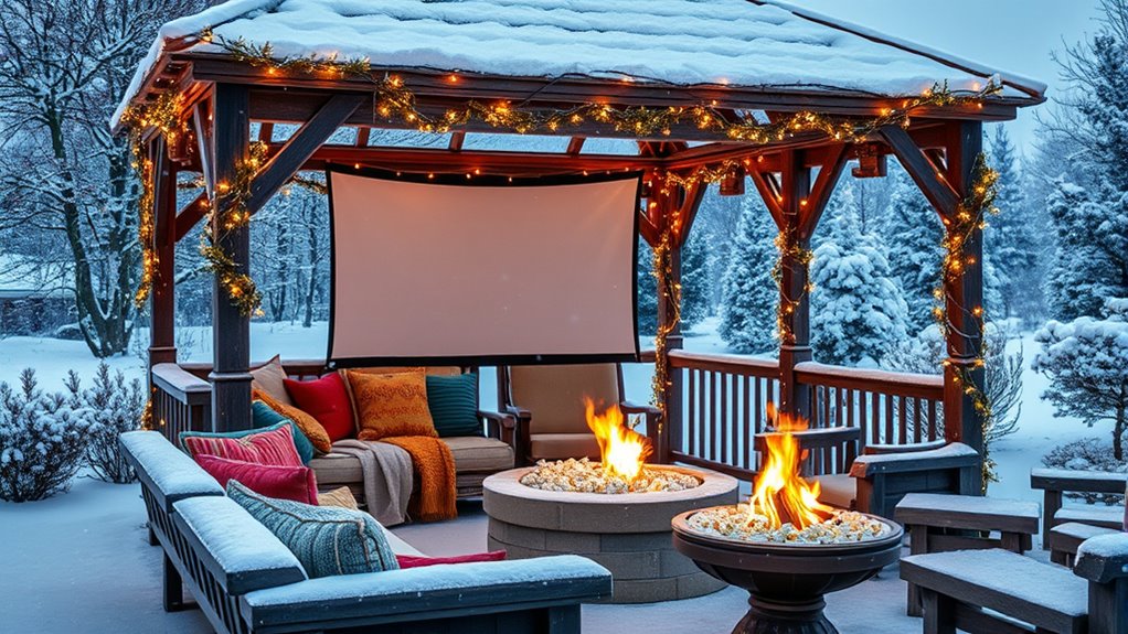 cozy winter movie experience