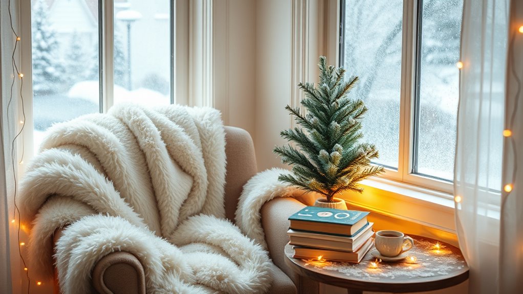 cozy winter retreat space