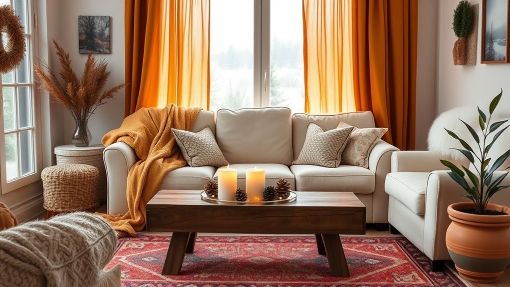 cozy winter warm decor