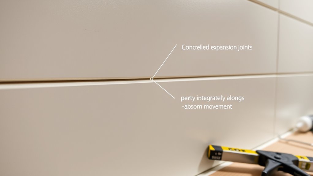 crack resistant wall paneling techniques