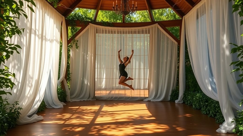 dance studio in gazebo