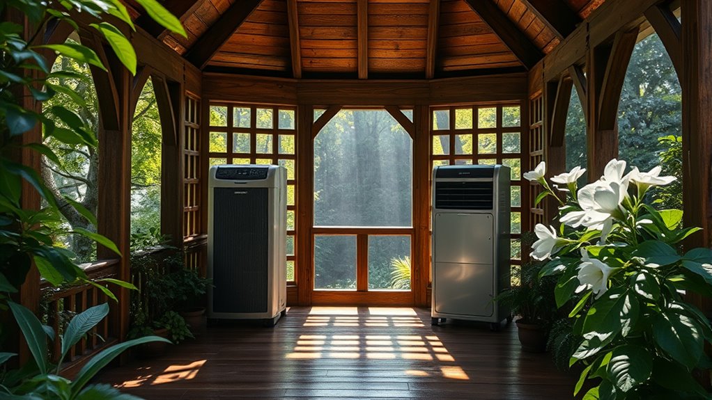 dehumidifiers for gazebo comfort
