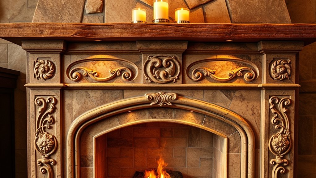 elegant fireplace surrounds ideas